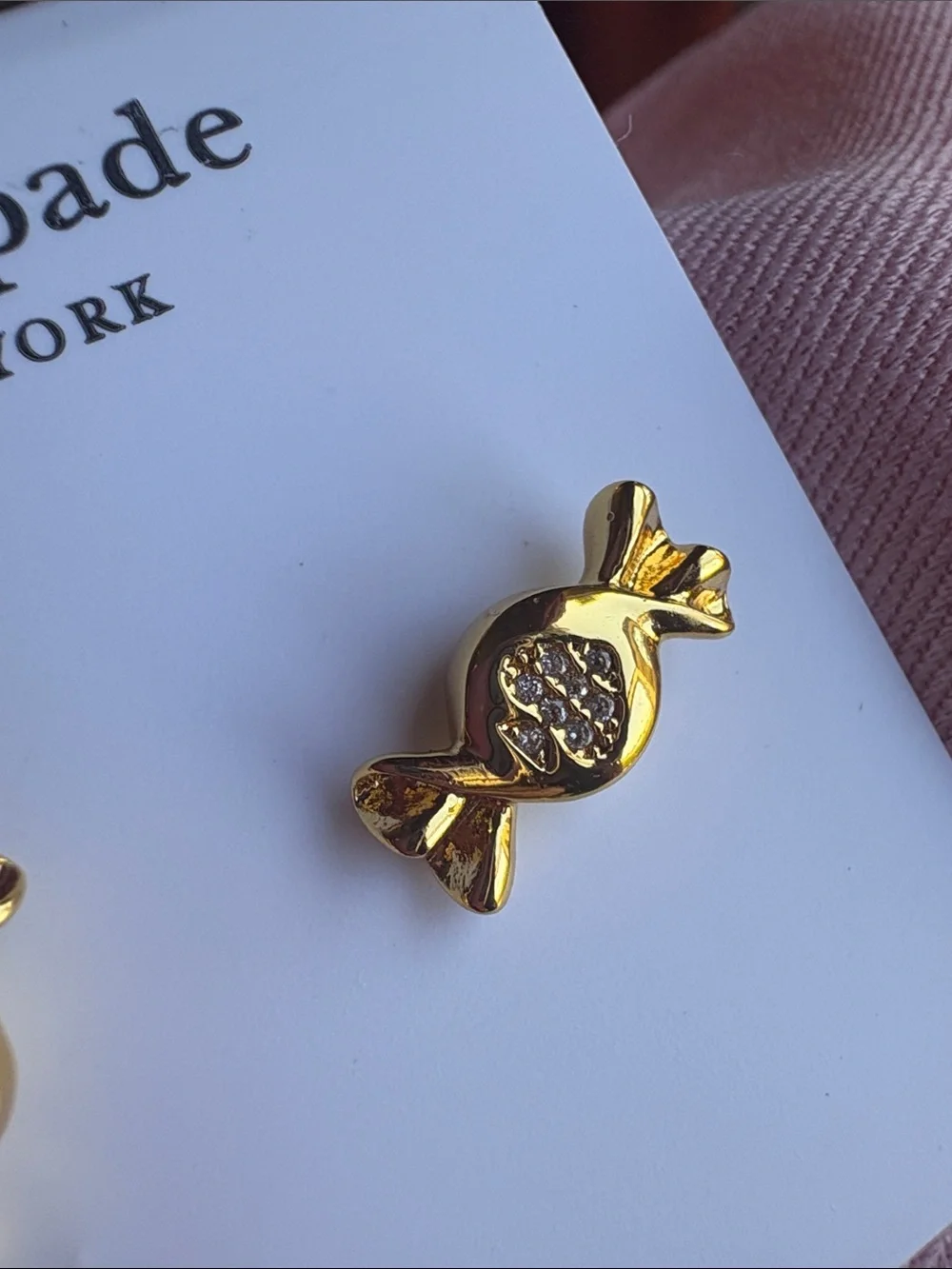 kate spade Gold Crystal Candy Stud Earrings
